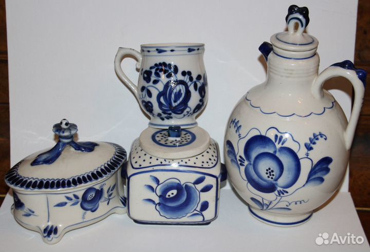 СССР Кружки Тарелки Чайник Кувшины Солонки