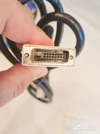 Провода и переходник VGA, DVI для монитора