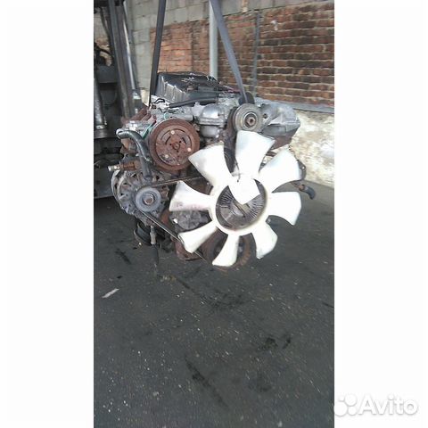 Двигатель двс с навесным mitsubishi canter fe51с 4