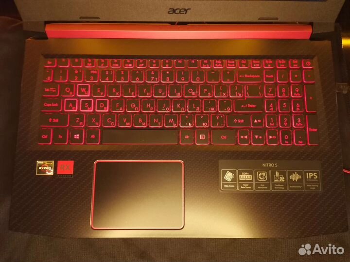 Игровой ноутбук Acer Ryzen 7 2700u и RX 560x 8/256