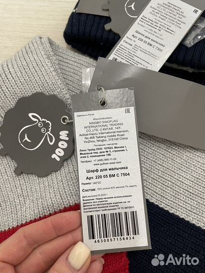 Gulliver Комплект шапка и шарф для мальчика