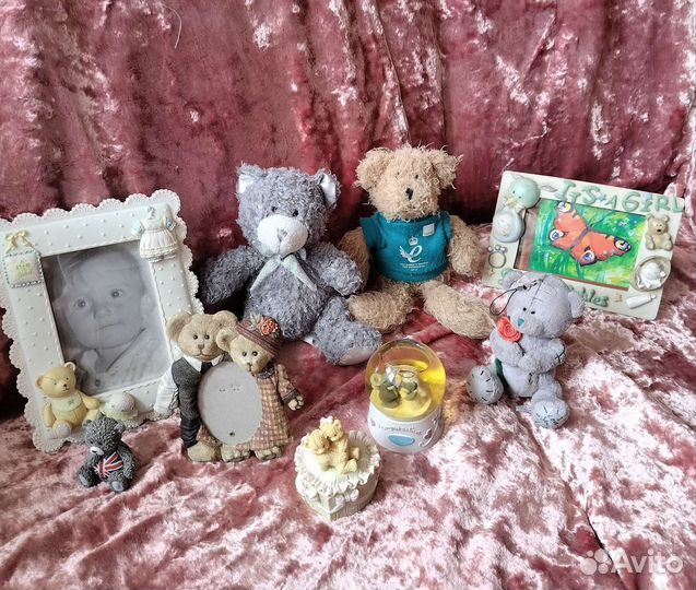 Мишка Тедди Me to you, снеж-й шар, рамка, статуэтк