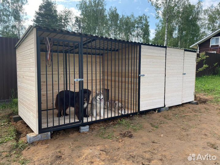 Вольер для собак опыт 6 лет