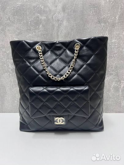 Сумка chanel натуральная кожа