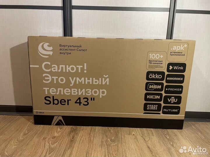 4К Смарт телевизоры Sber 43