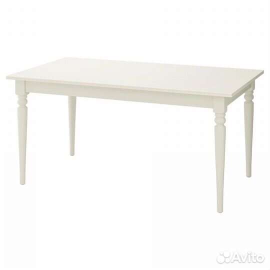 Стол IKEA ingatorp и 4 стула IKEA ingolf