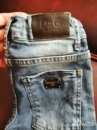 Джинсы для девочки D&G, Италия, 128