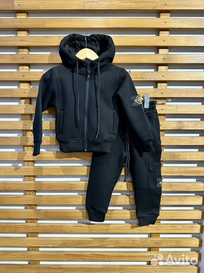 Детский костюм Stone Island на флисе 92-122 р