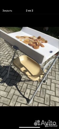 Пеленальный столик с ванночкой cam