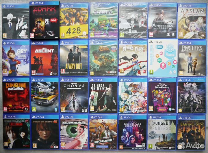 Редкие, инди игры PS4/PS5 (диски)