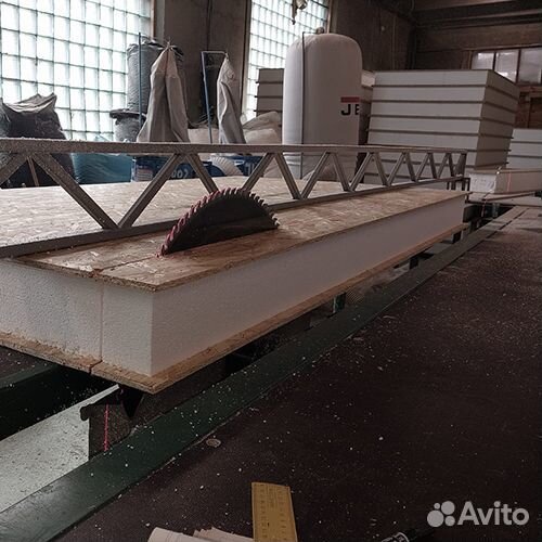 Сип SIP панели OSB. Размер 2500*625*174 мм