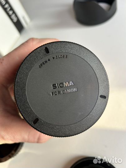 Объектив Sigma 35 mm 1 4 ART canon EF