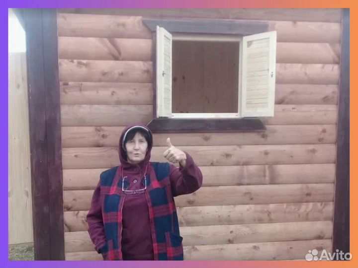 Готовая баня «под ключ» 4х2.3 метра