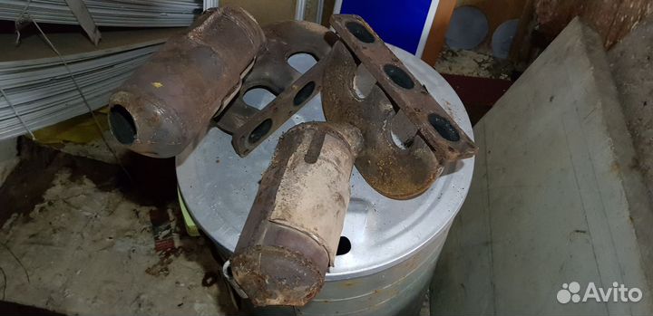 Выпускной коллектор x5 e53 bmw бмв