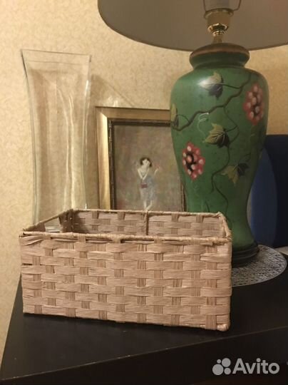 Корзина плетеная для подарка и хранения