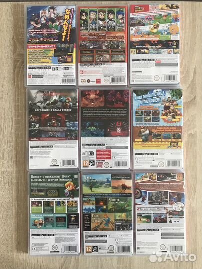 Картриджи nintendo switch