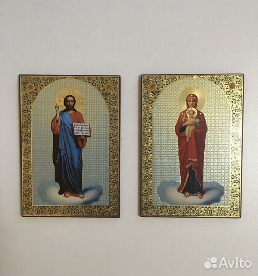 Иконы, венчальный новый набор