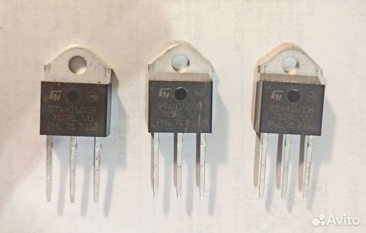 BTA41-600BRG, симистор I-40А, U- 600В