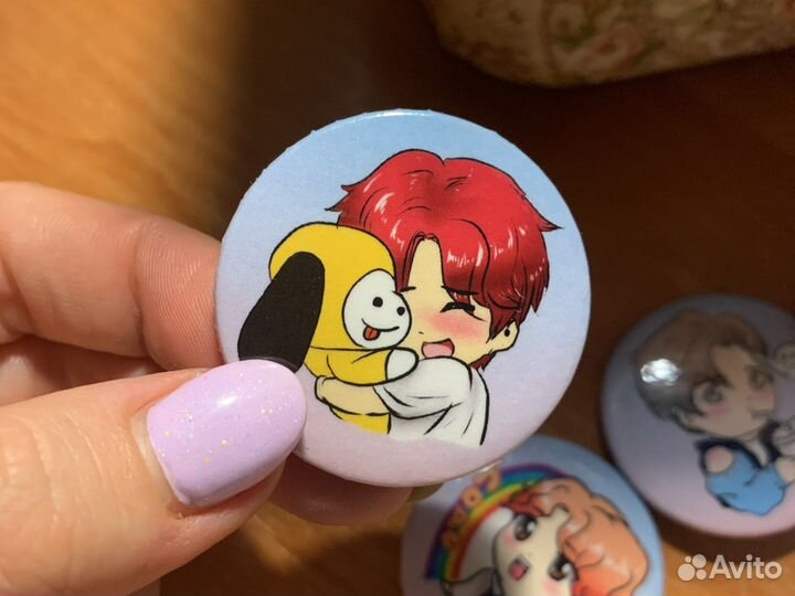 Значок Геншин и бтс