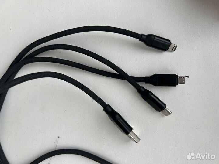 Кабель для зарядки с 3 разъемами