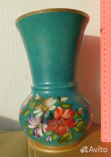 Старинная ваза СССР ручная роспись