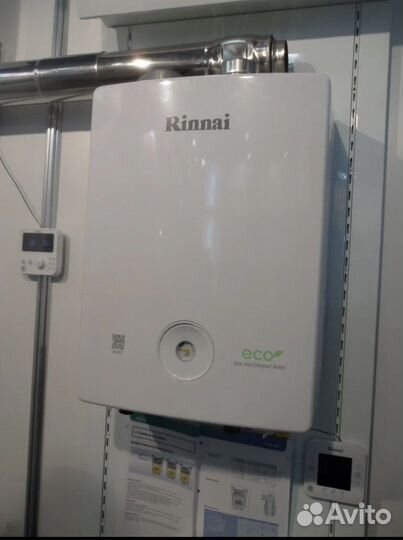Японский котел rinnai r 42 (42квт) + GSM модуль