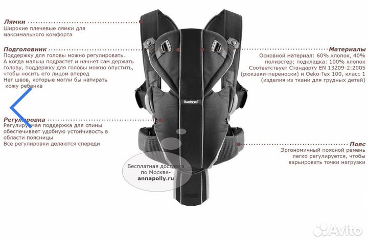 Рюкзак кенгуру babybjorn (швеция)