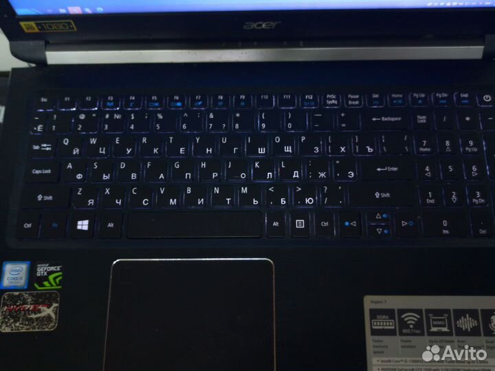 Игровой ноутбук Acer aspire a715 71g