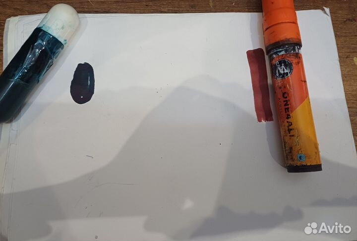 Маркер molotow и буллет