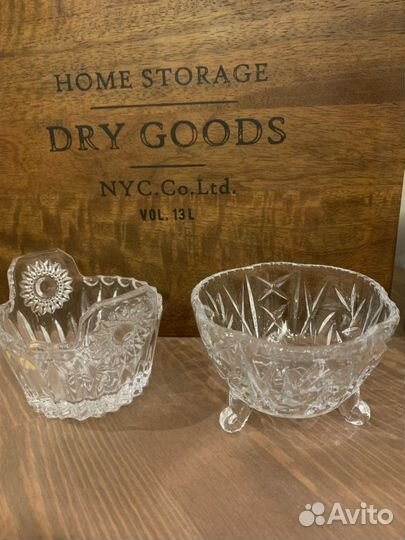 Вазочки сервировочные икорница