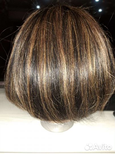 Парик из натуральных волос новый