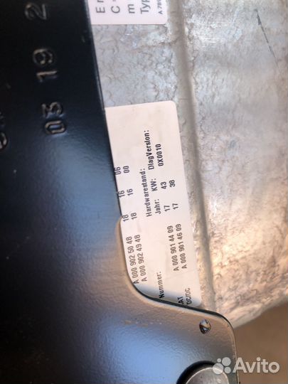 Батарея стартерная Mercedes W167 V167 GLE 5.3