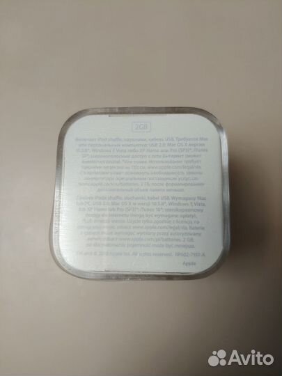 Плеер iPod shuffle 2Gb