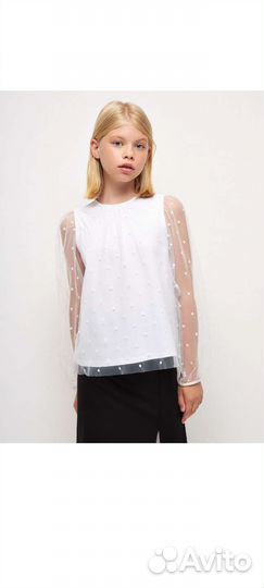 Блузка белая sela 146