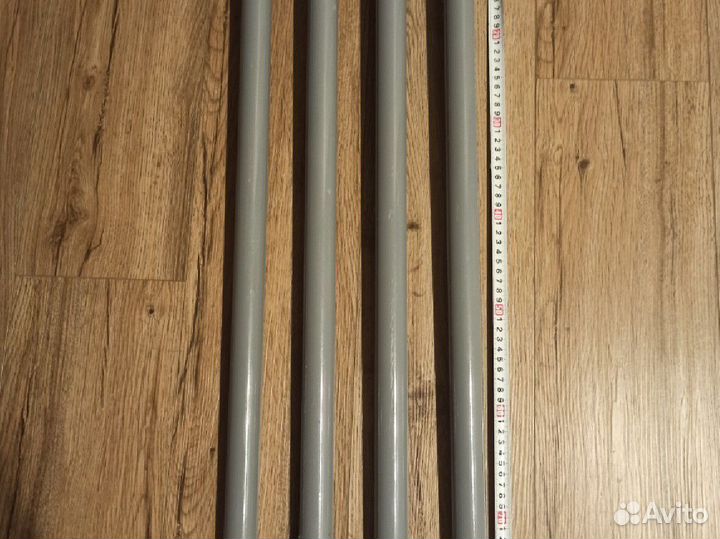 Ножка круглая 30 мм высота 800 мм серая