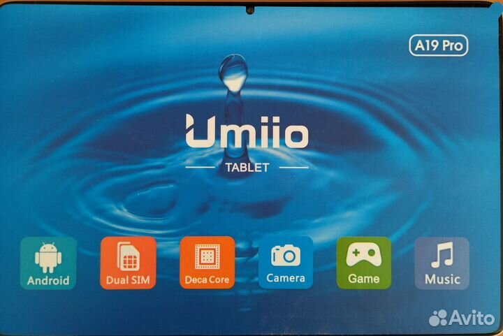 Планшетный пк Umiio A 19 Pro новый
