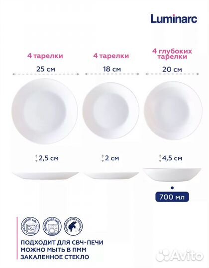 Набор посуды новый