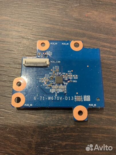 Плата Card-Reader для ноутбука DNS W670SFQ 0802883