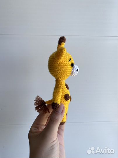 Вязаные игрушки жираф