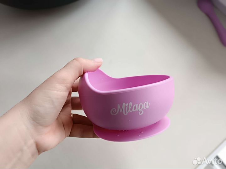 Набор силиконовой посуды для детей