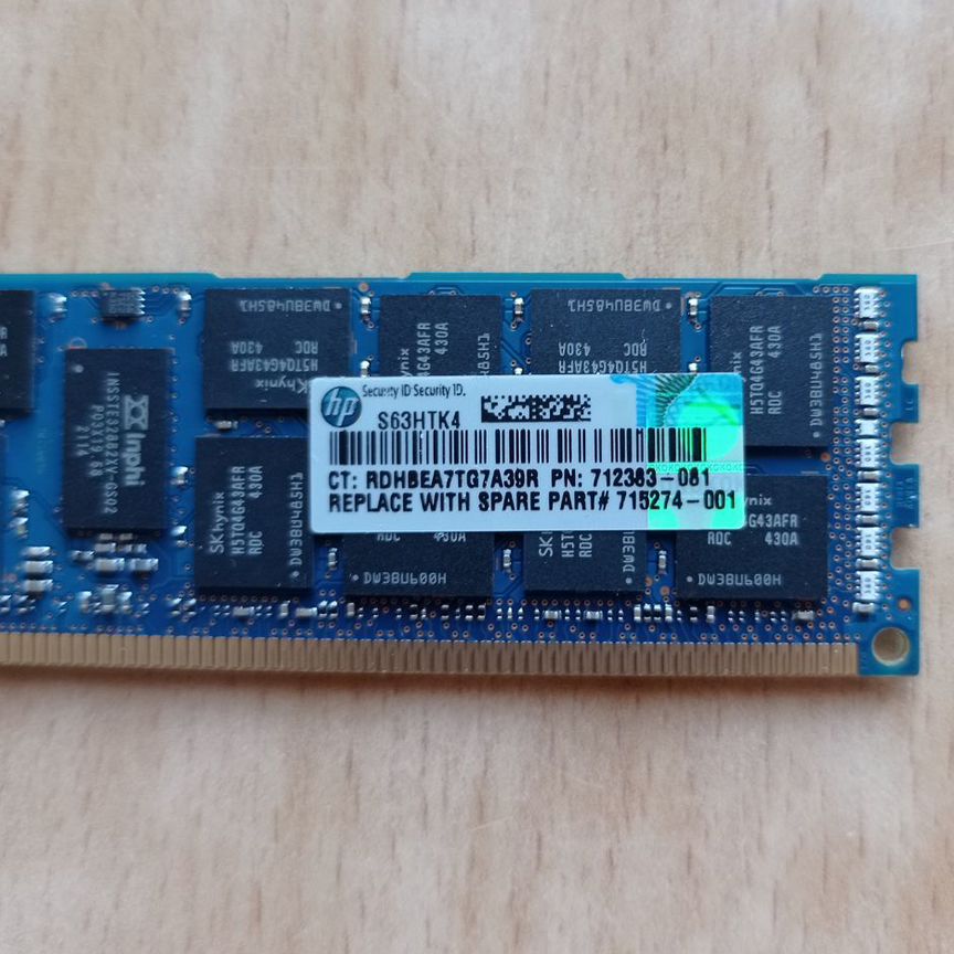 [712383-081] 16 Gb 1866 Mhz Rdimm Hp