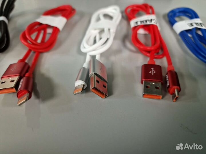 Кабели для зарядки телефонов 2.4А