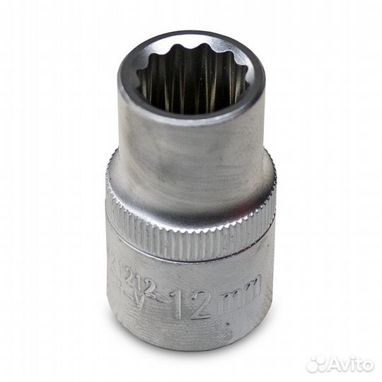 Головка торцевая 12-гранная 1/2''DR (12 мм) AVS H2