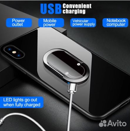 USB-зажигалка винтажная деревянная