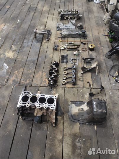 Двигатель по частям 1sz toyota