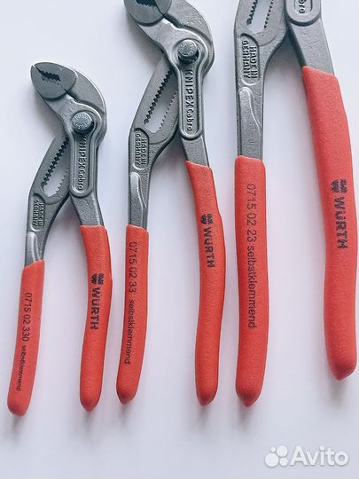 Комплект клещей кобра Knipex 150,180,250мм