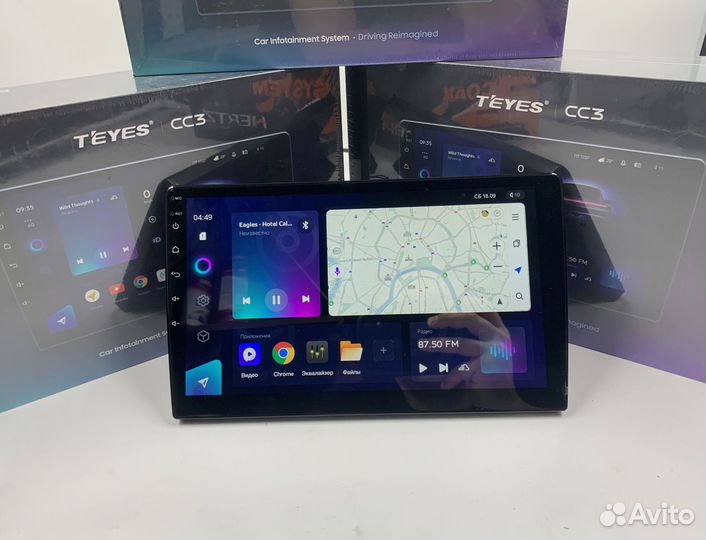 Магнитола на андройде Teyes CC3 6/128 для Kia