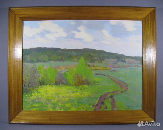 Мухин А. А. Дорога в Левжу, х. м. 80х61 см 1985 г