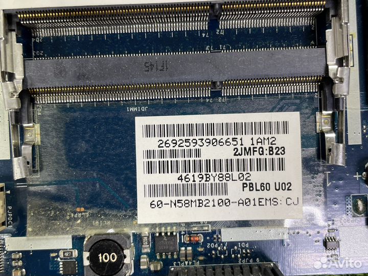 Материнская плата Asus X53U