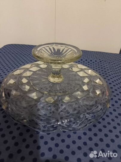 Ваза для фруктов на ножке СССР